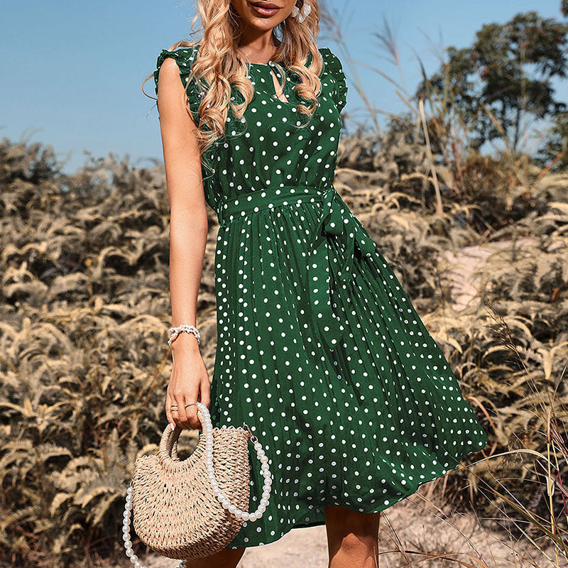 Polka Dot Charm Mini Dress