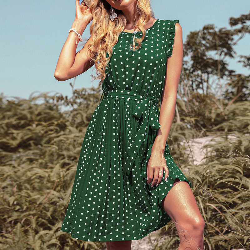 Polka Dot Charm Mini Dress